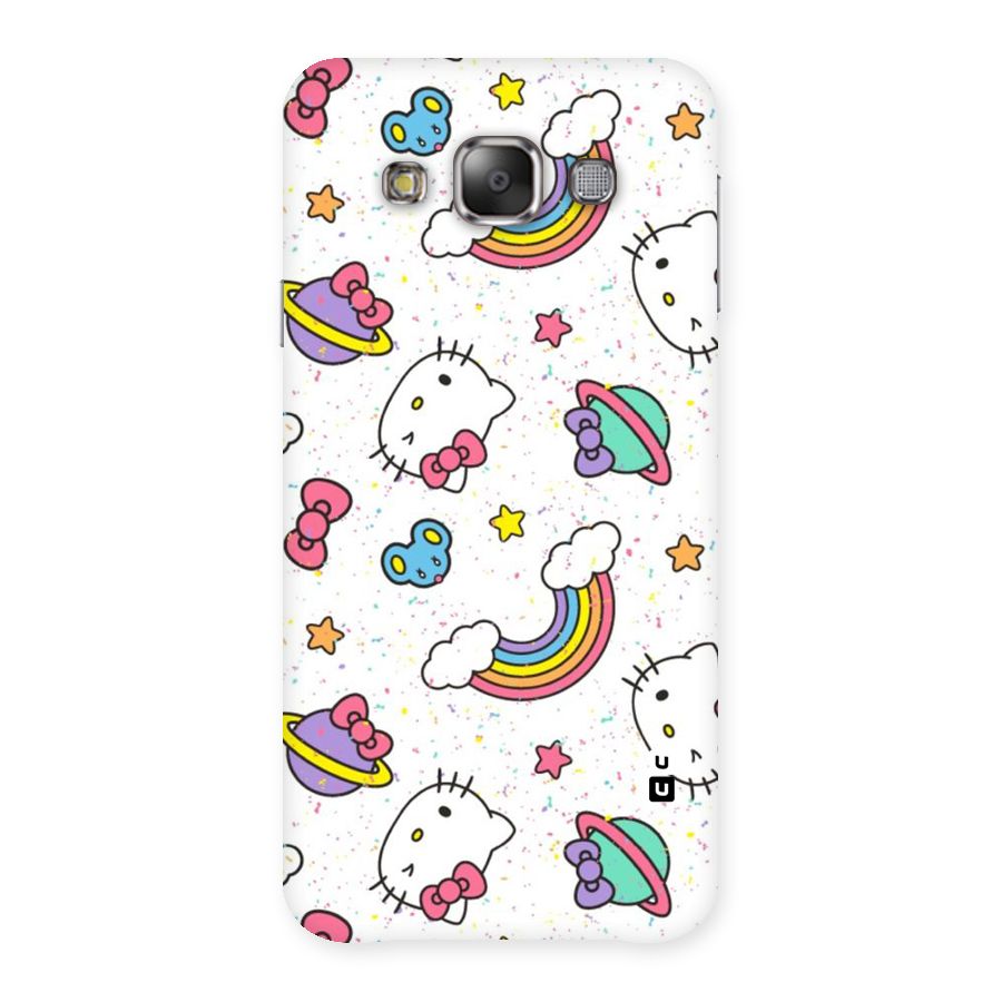 Rainbow Kit Tee Back Case for Galaxy E7