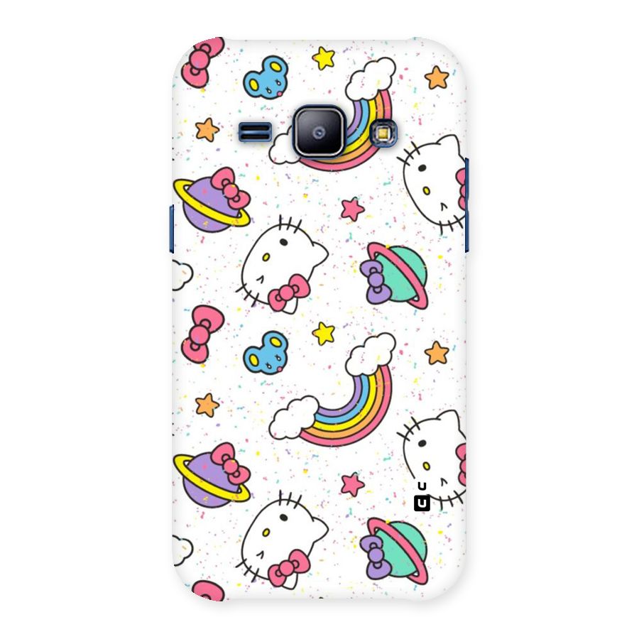 Rainbow Kit Tee Back Case for Galaxy J1