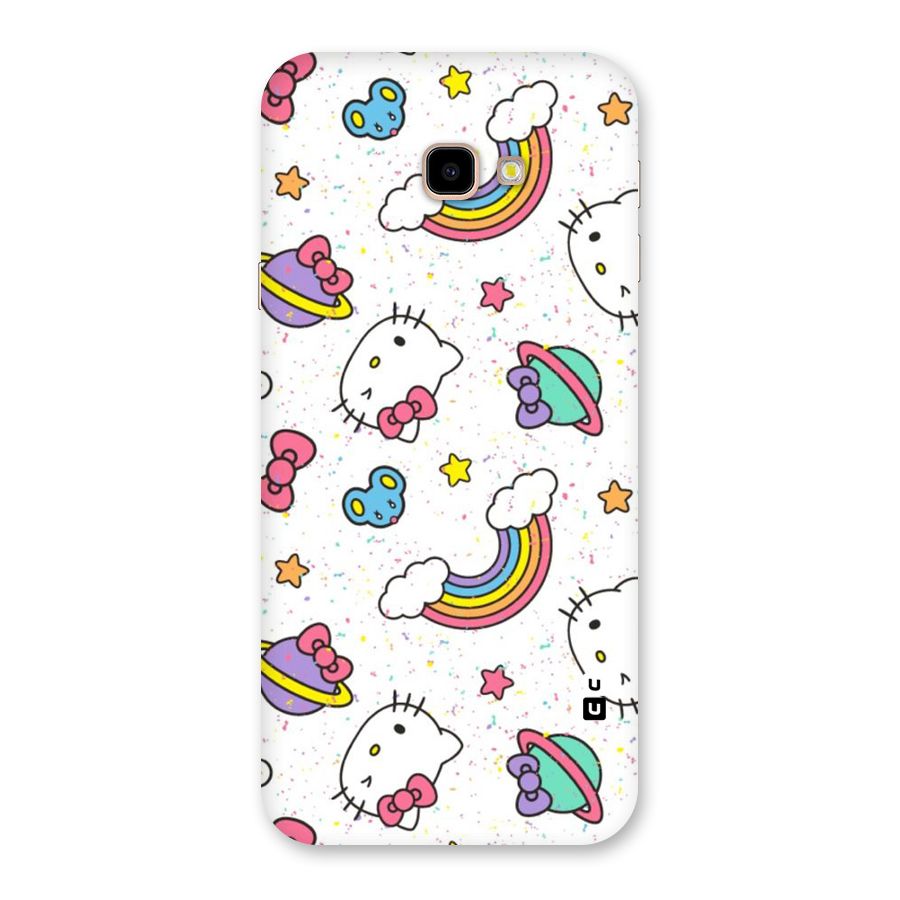 Rainbow Kit Tee Back Case for Galaxy J4 Plus