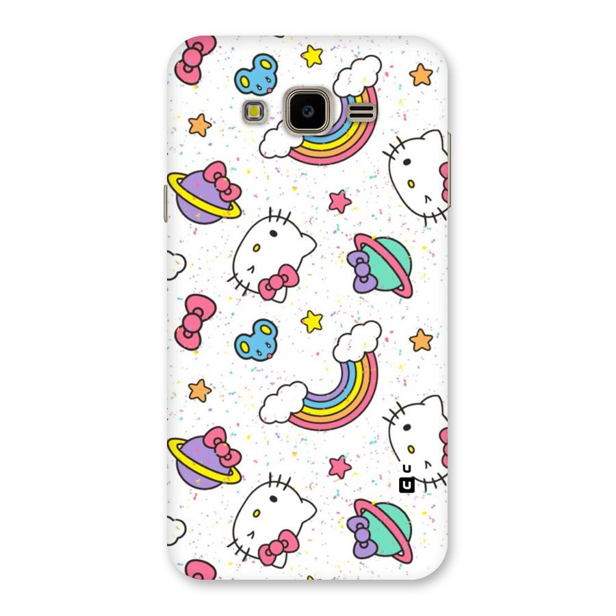 Rainbow Kit Tee Back Case for Galaxy J7 Nxt