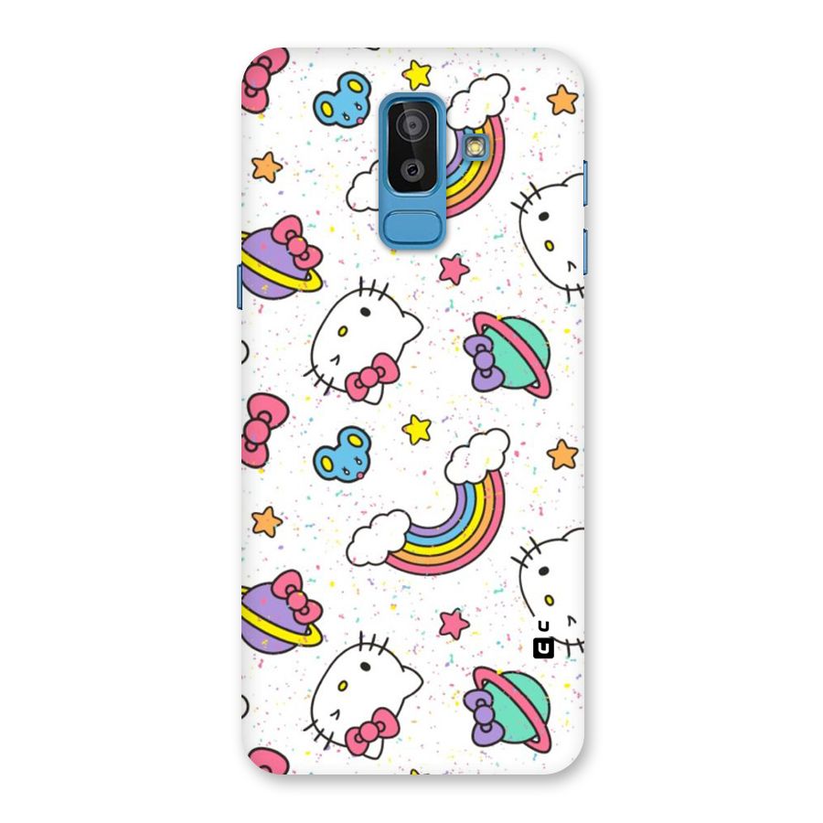 Rainbow Kit Tee Back Case for Galaxy J8
