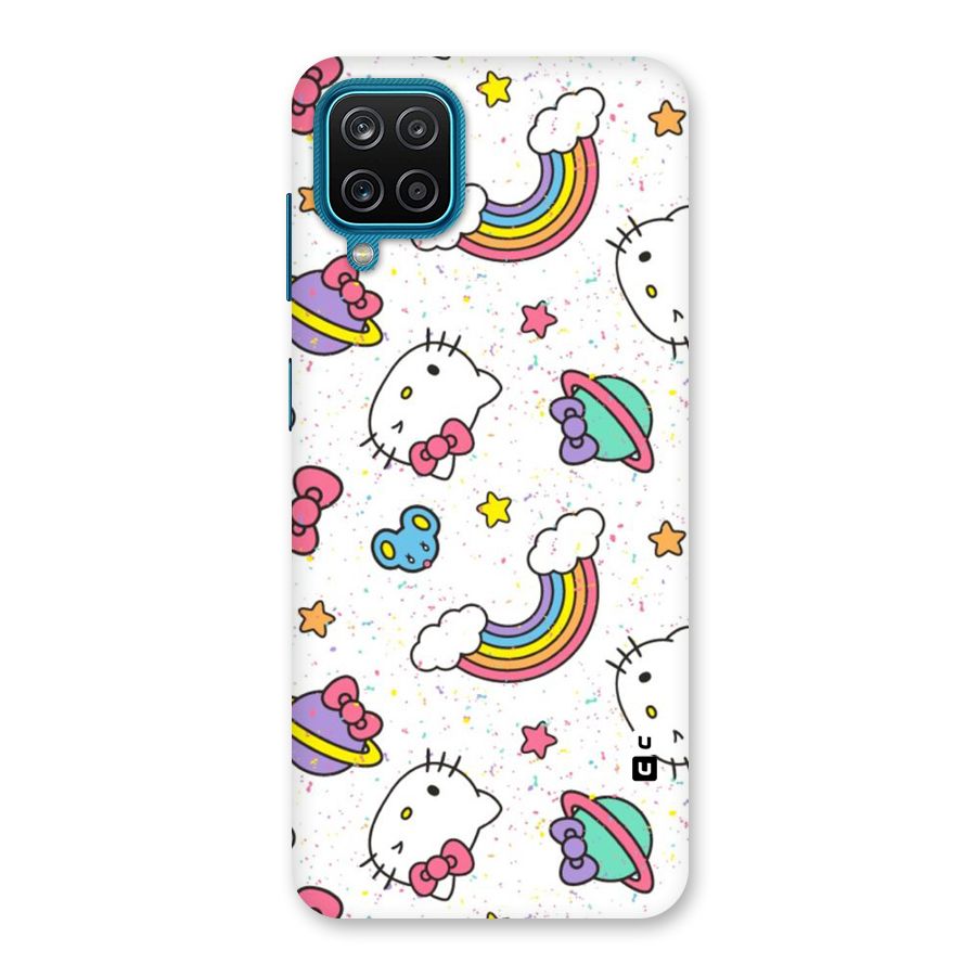 Rainbow Kit Tee Back Case for Galaxy M12