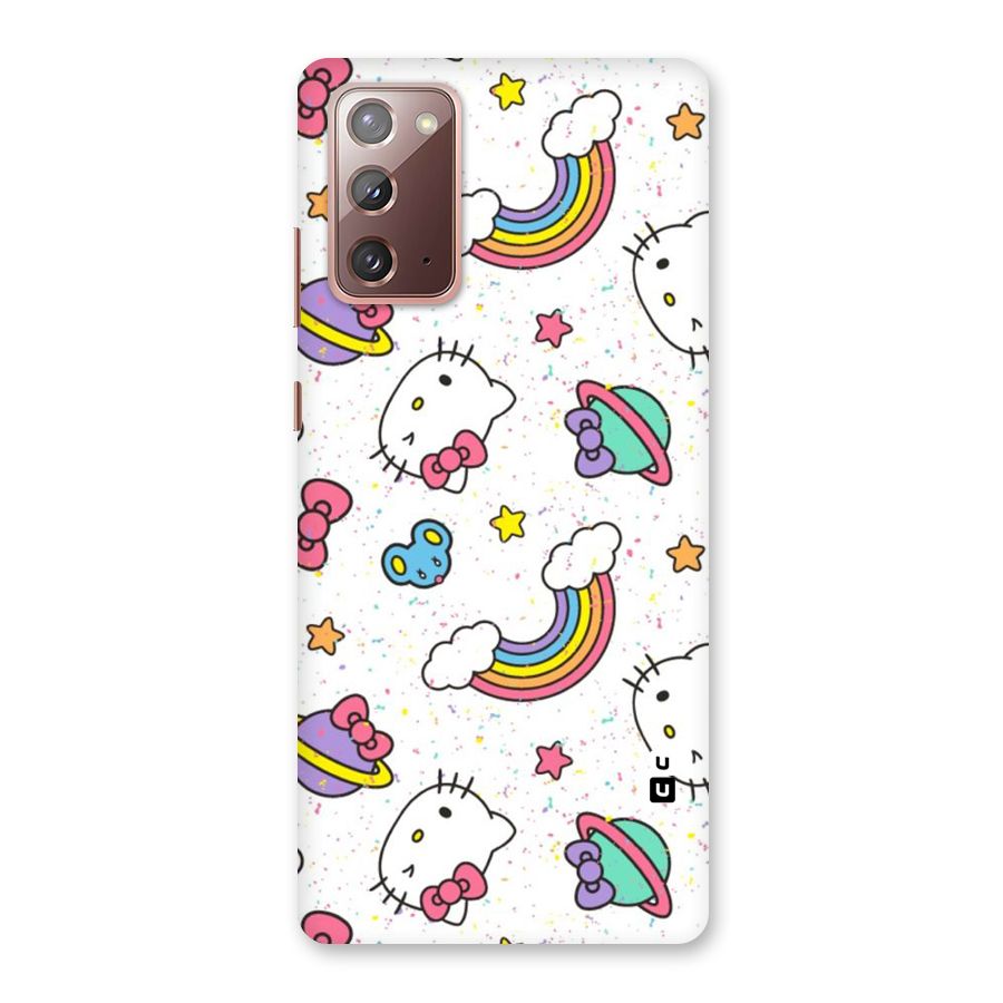 Rainbow Kit Tee Back Case for Galaxy Note 20