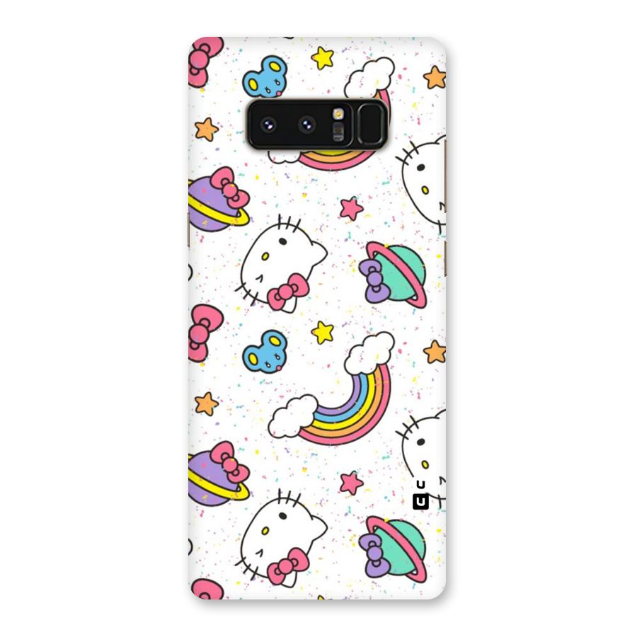 Rainbow Kit Tee Back Case for Galaxy Note 8
