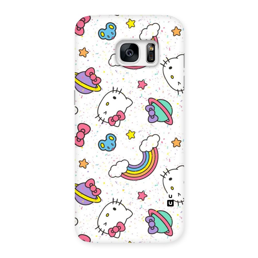 Rainbow Kit Tee Back Case for Galaxy S7 Edge
