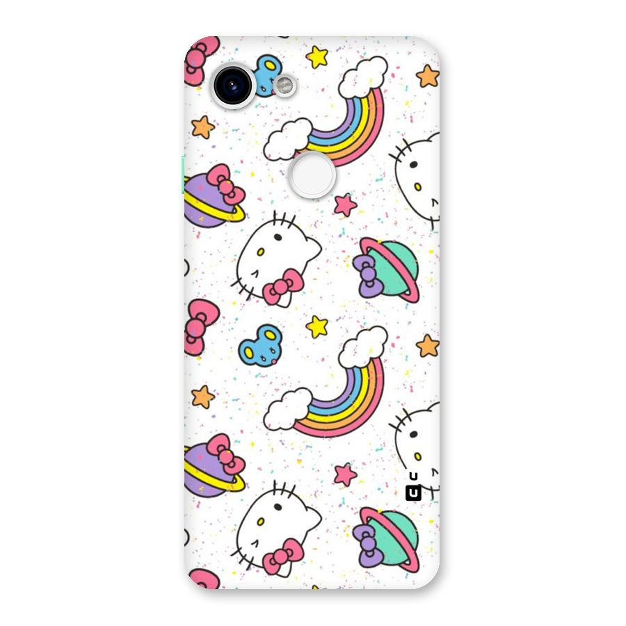 Rainbow Kit Tee Back Case for Google Pixel 3