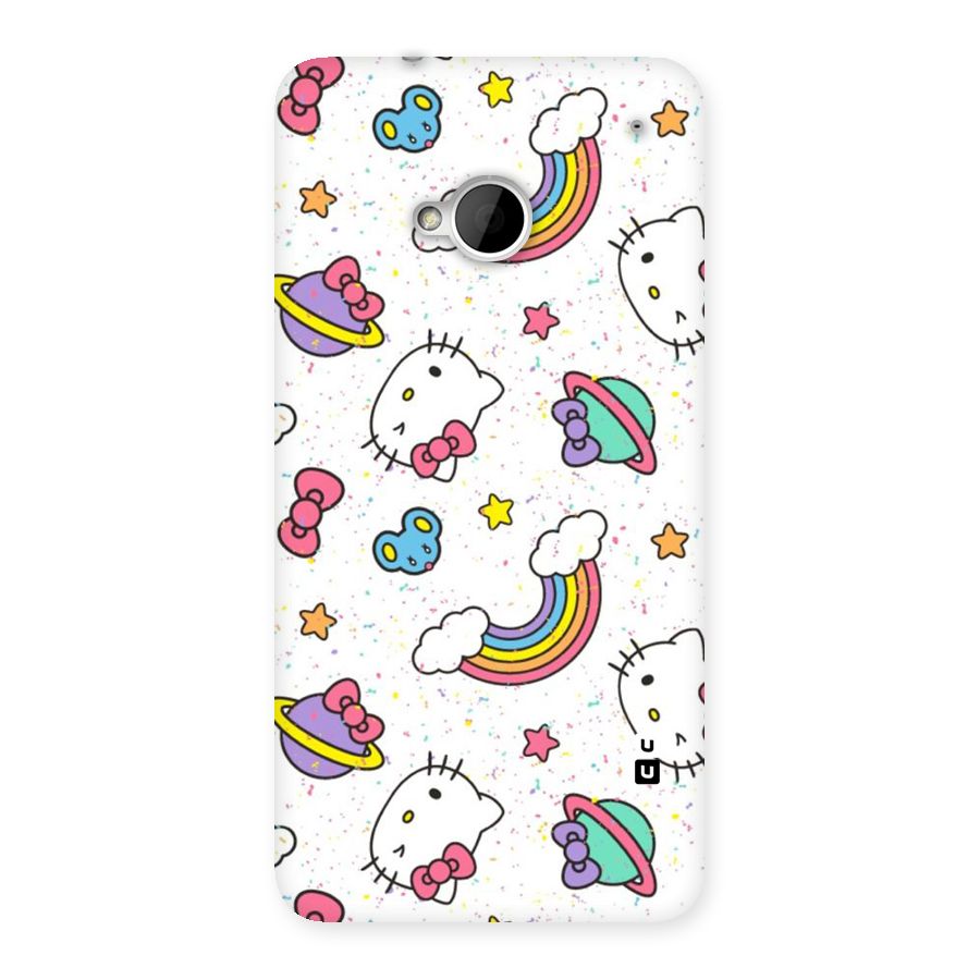 Rainbow Kit Tee Back Case for HTC One M7