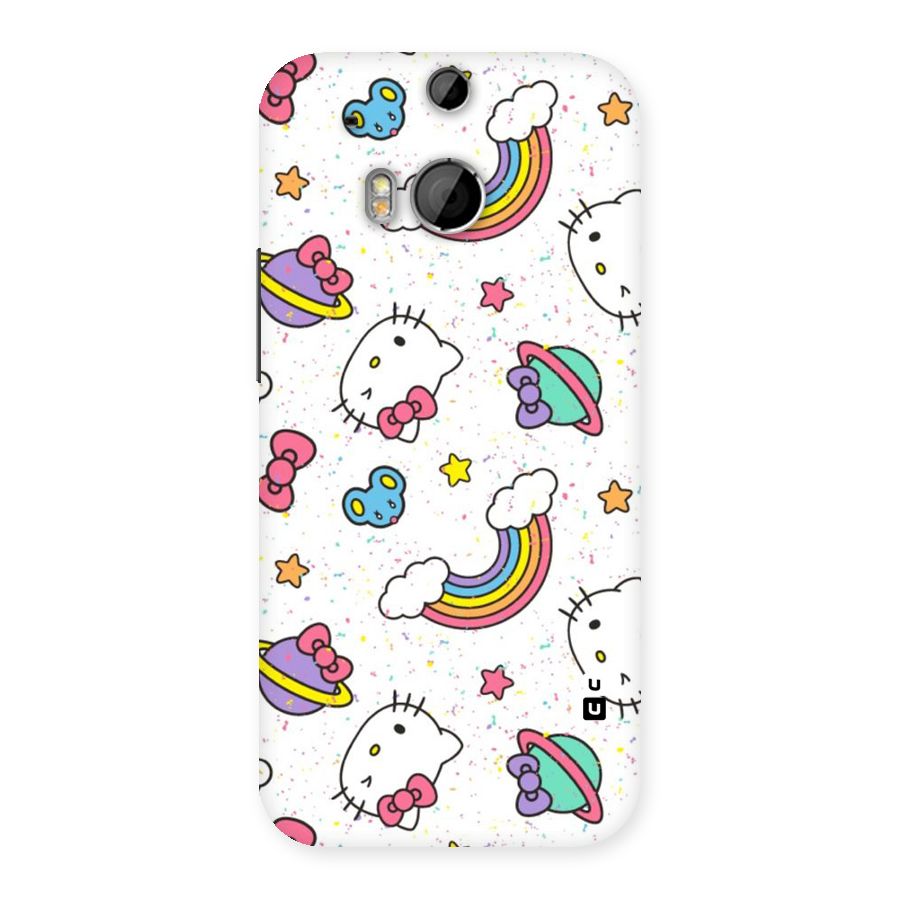 Rainbow Kit Tee Back Case for HTC One M8