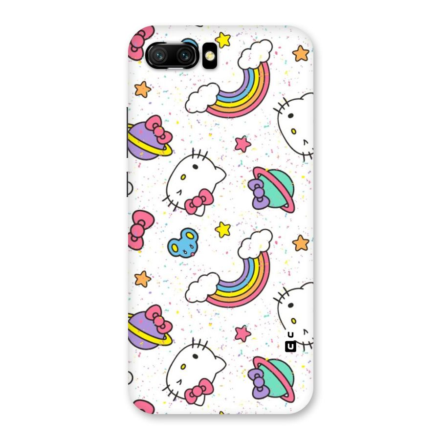 Rainbow Kit Tee Back Case for Honor 10