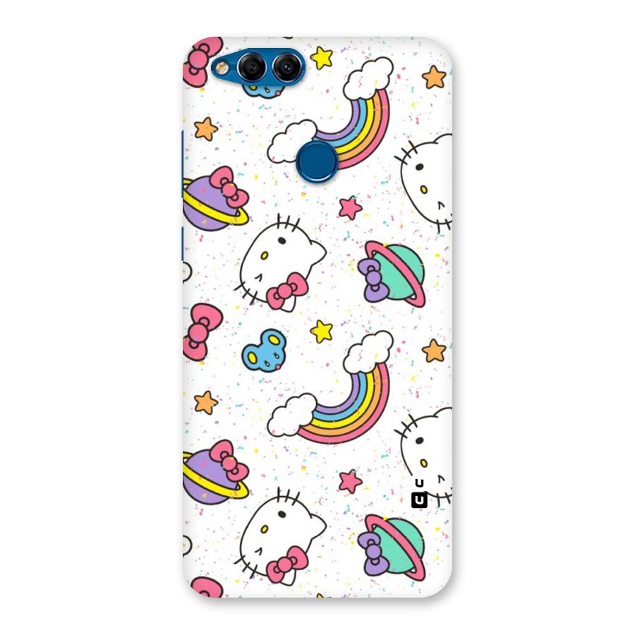 Rainbow Kit Tee Back Case for Honor 7X