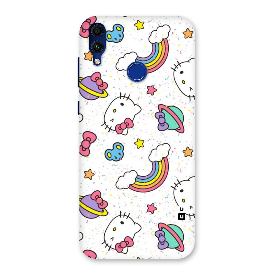 Rainbow Kit Tee Back Case for Honor 8C