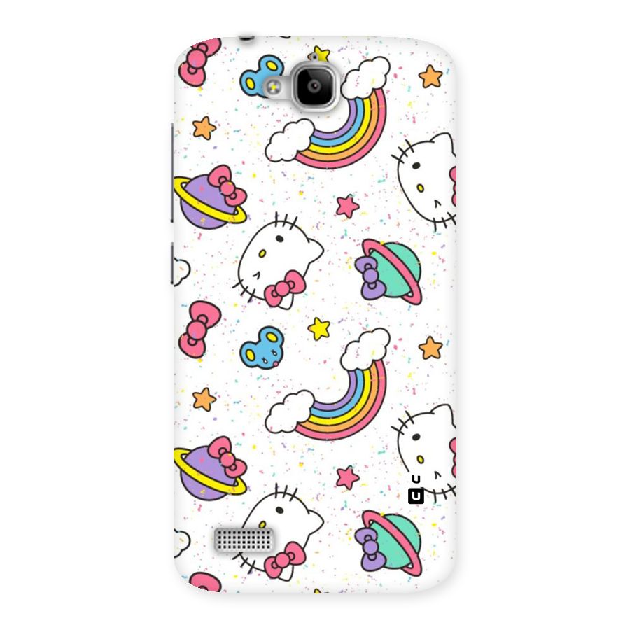 Rainbow Kit Tee Back Case for Honor Holly