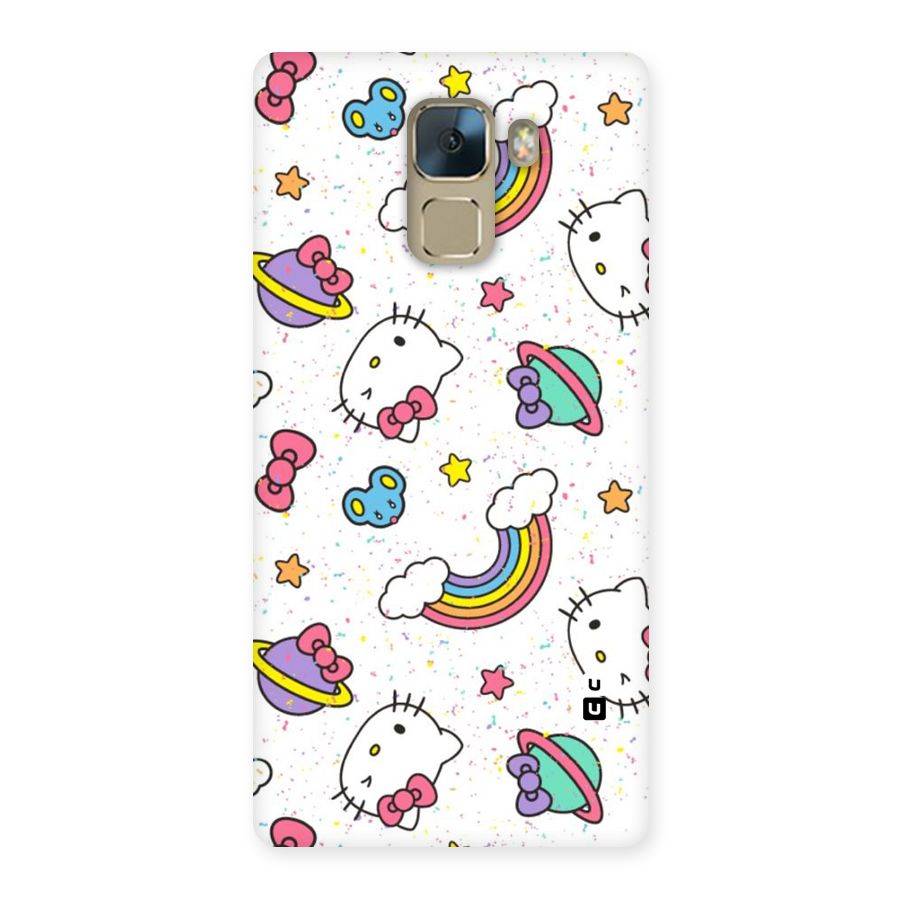 Rainbow Kit Tee Back Case for Huawei Honor 7