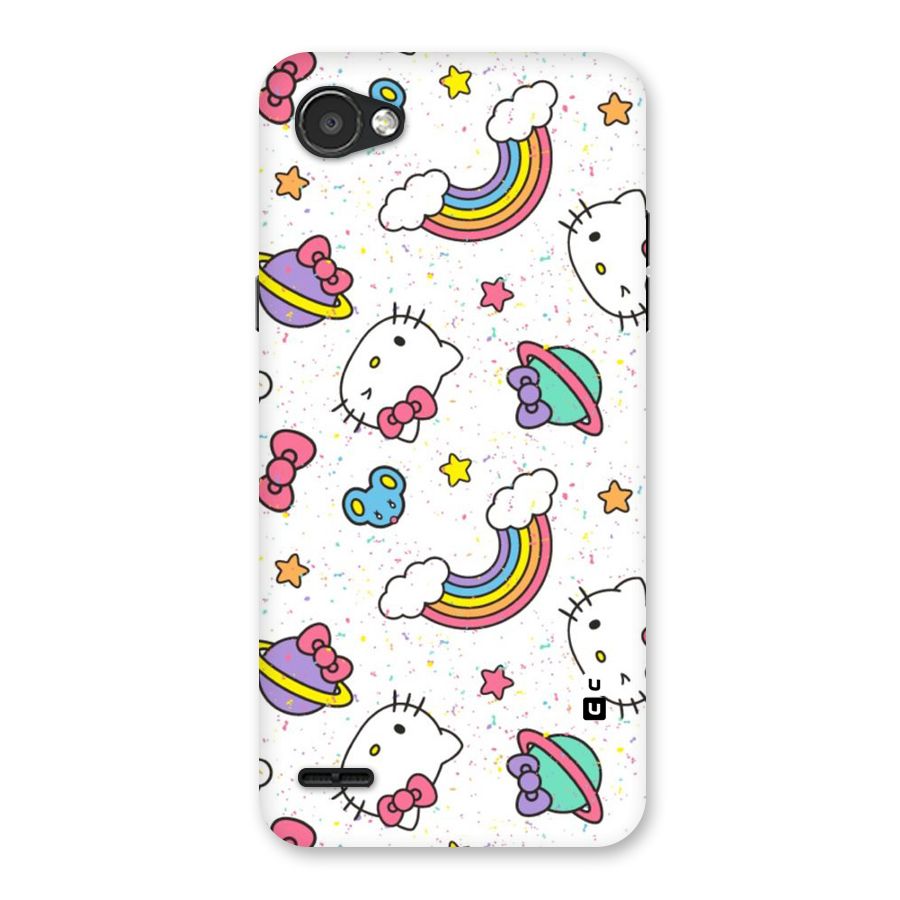 Rainbow Kit Tee Back Case for LG Q6