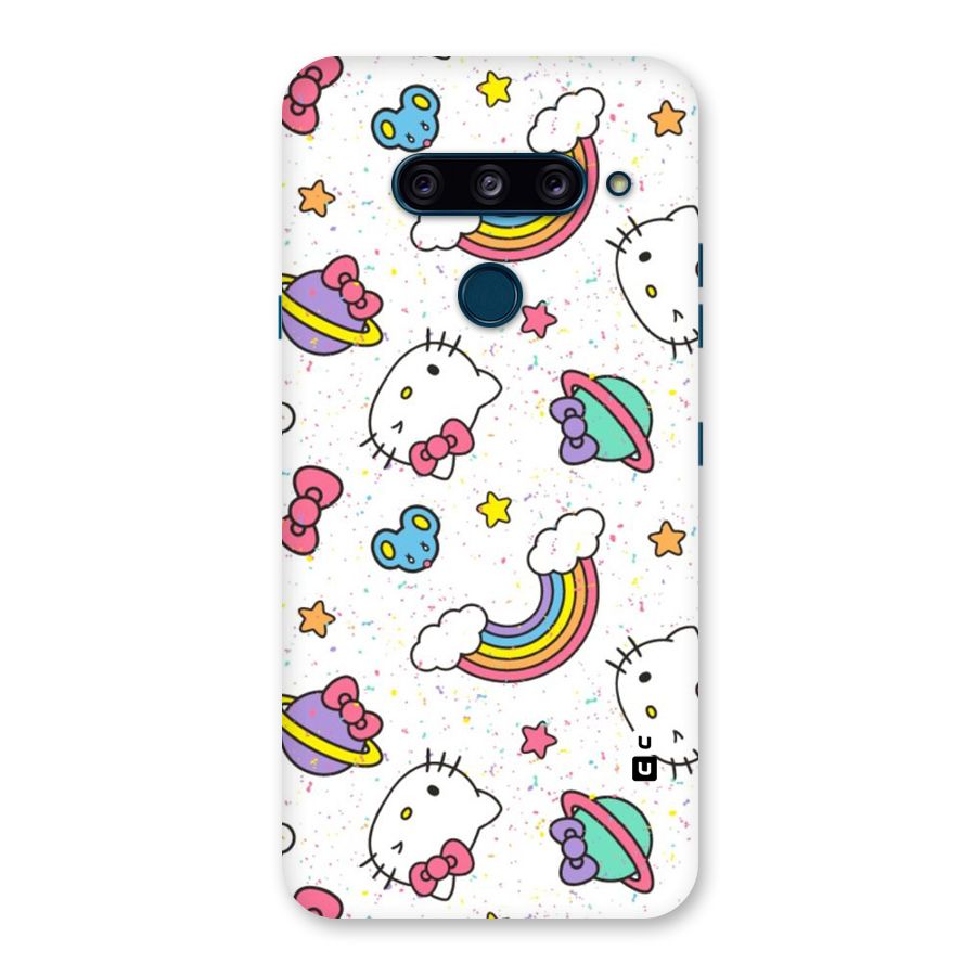 Rainbow Kit Tee Back Case for LG  V40 ThinQ