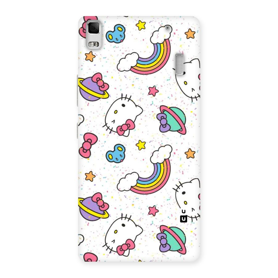 Rainbow Kit Tee Back Case for Lenovo K3 Note