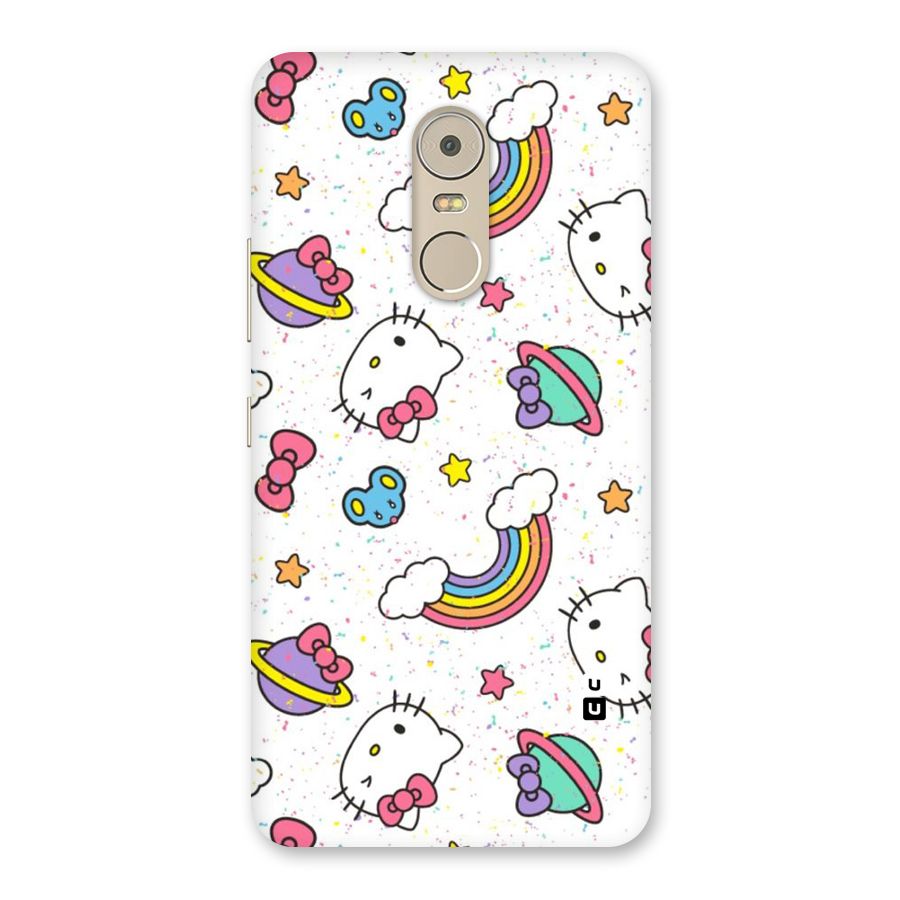 Rainbow Kit Tee Back Case for Lenovo K6 Note