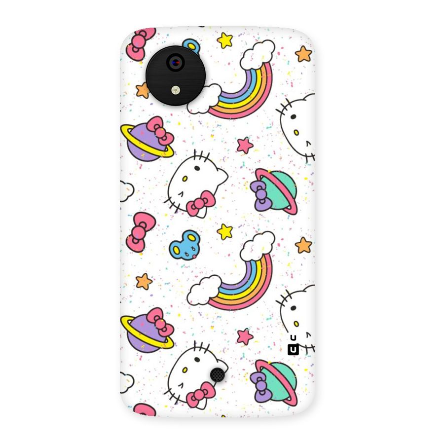 Rainbow Kit Tee Back Case for Micromax Canvas A1