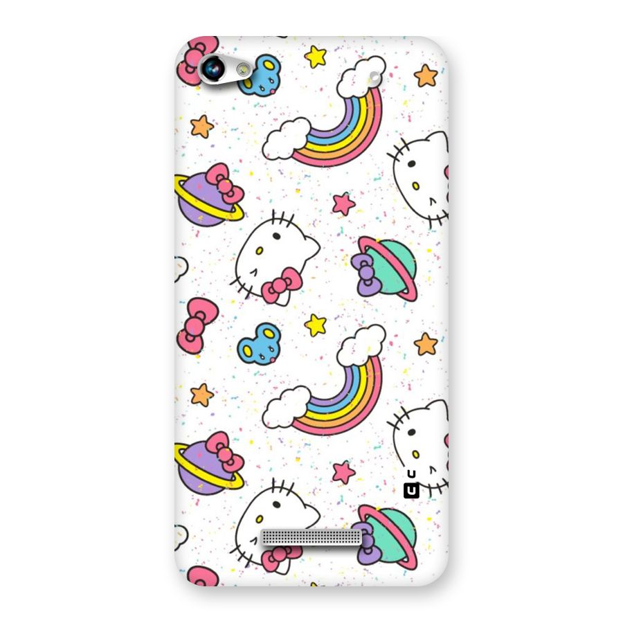Rainbow Kit Tee Back Case for Micromax Hue 2