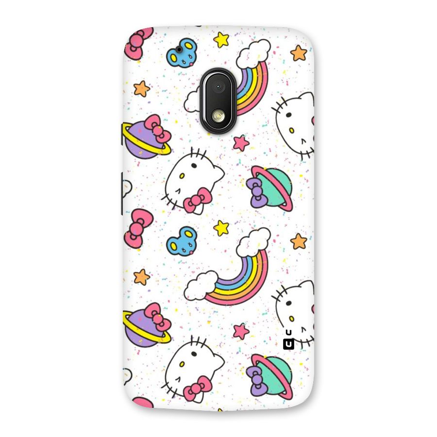Rainbow Kit Tee Back Case for Moto G4 Play