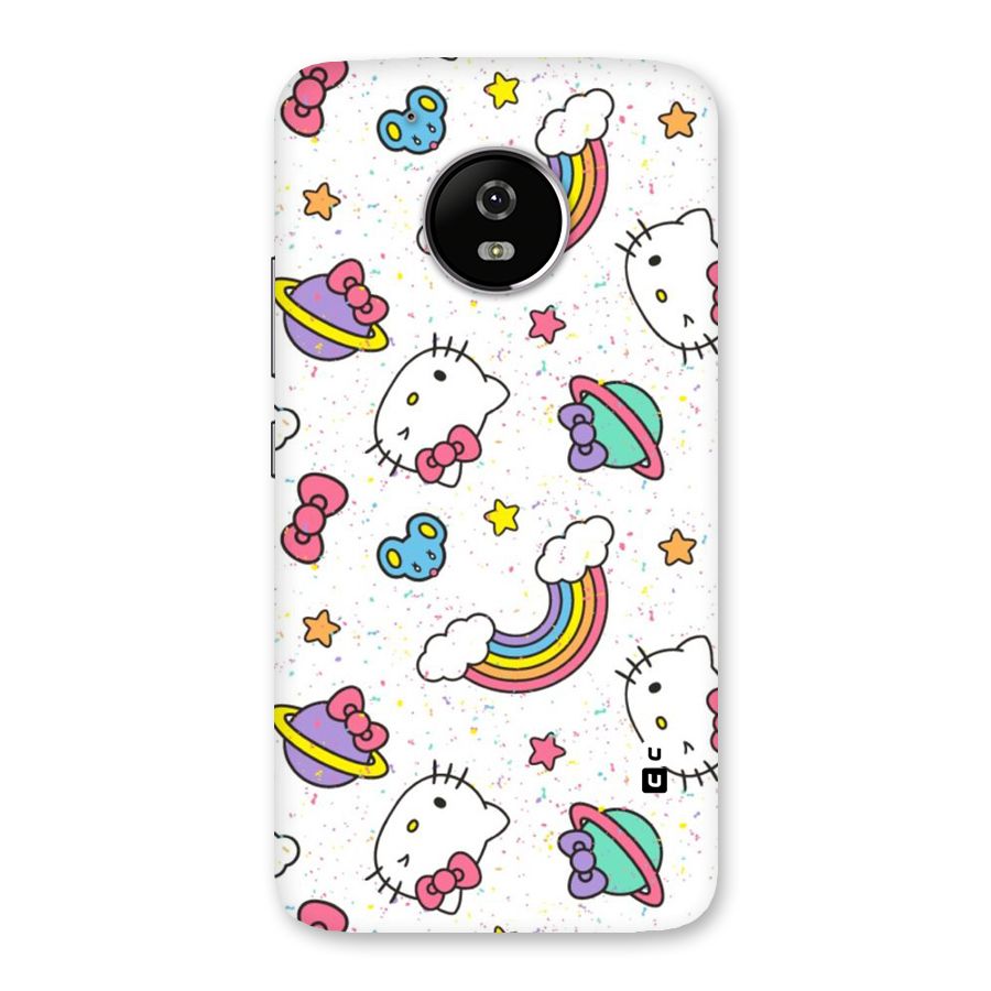Rainbow Kit Tee Back Case for Moto G5