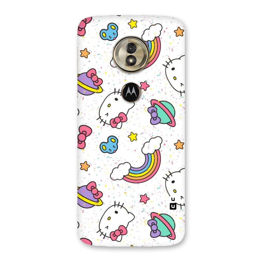 Rainbow Kit Tee Back Case for Moto G6 Play