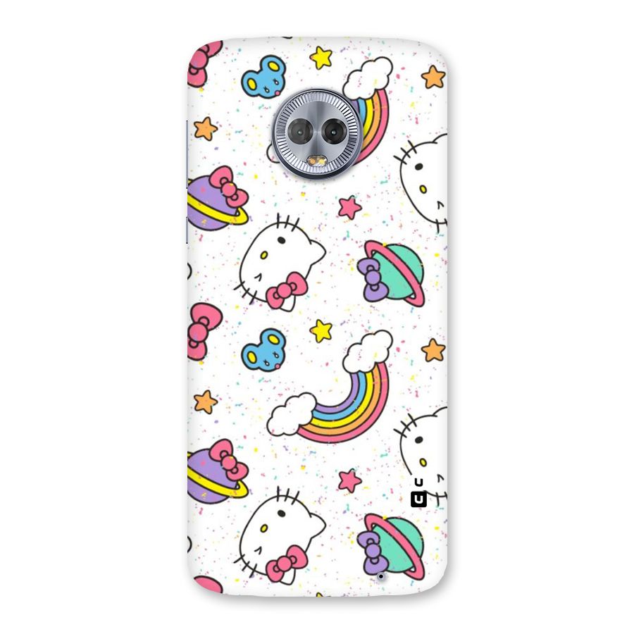 Rainbow Kit Tee Back Case for Moto G6 Plus