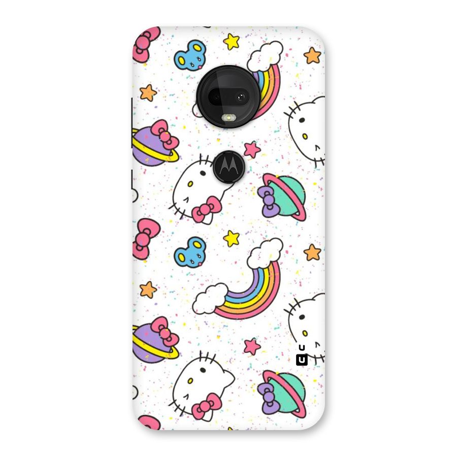 Rainbow Kit Tee Back Case for Moto G7