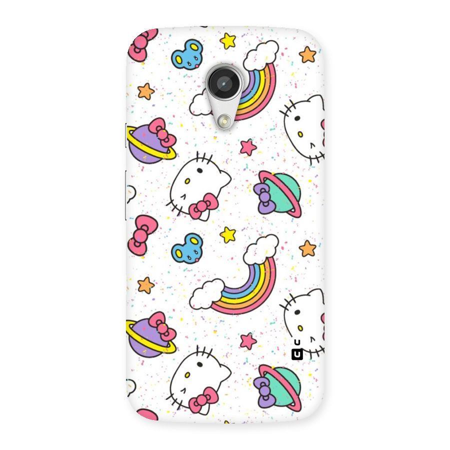 Rainbow Kit Tee Back Case for Moto G 2nd Gen