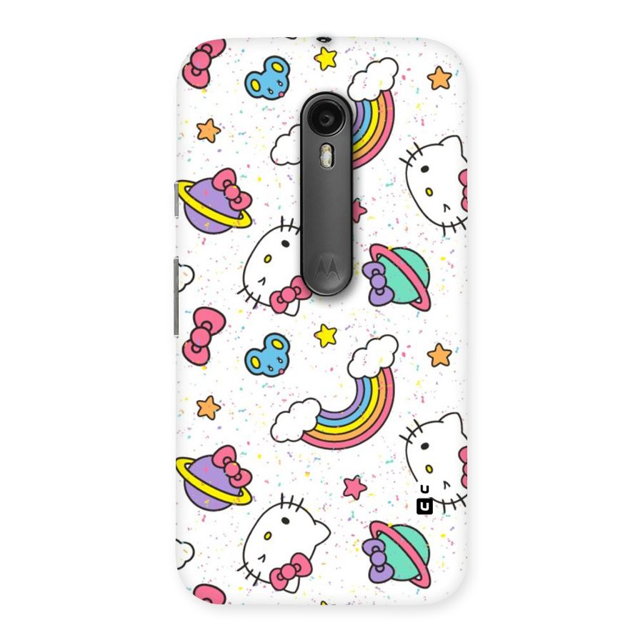 Rainbow Kit Tee Back Case for Moto G Turbo
