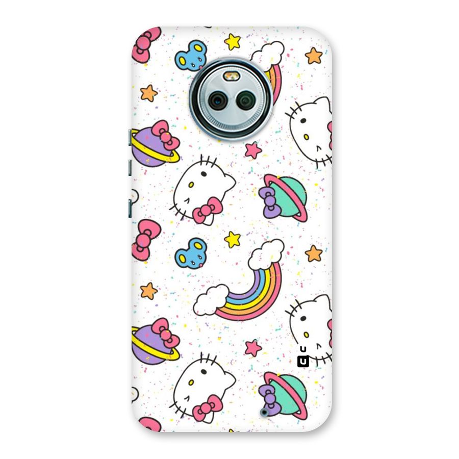 Rainbow Kit Tee Back Case for Moto X4