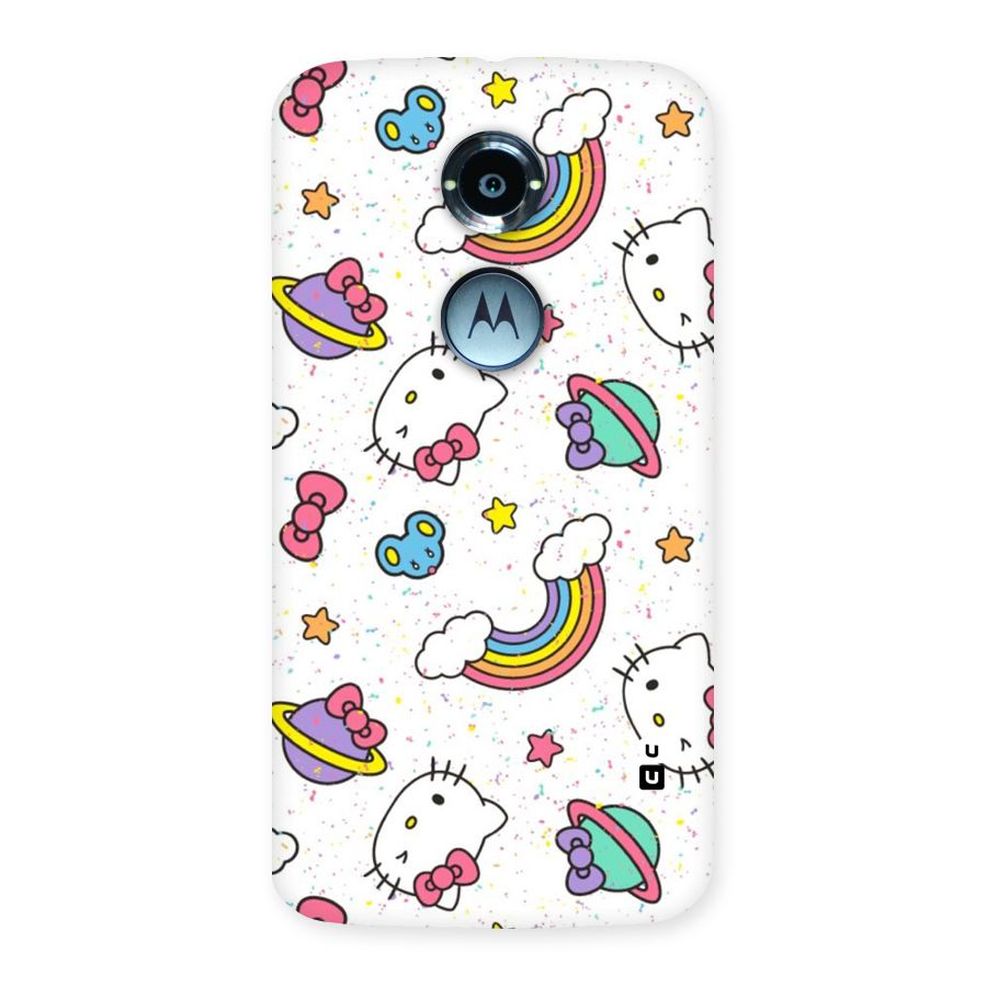 Rainbow Kit Tee Back Case for Moto X 2nd Gen