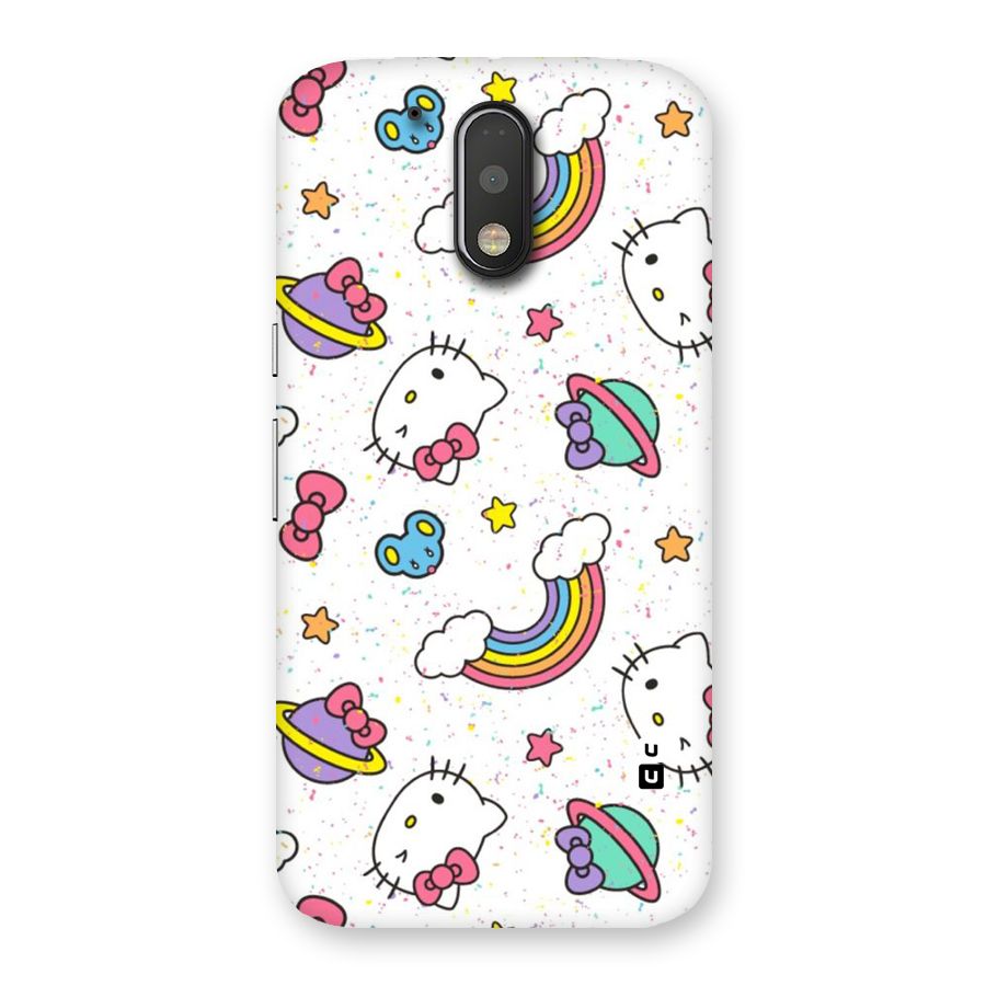 Rainbow Kit Tee Back Case for Motorola Moto G4 Plus