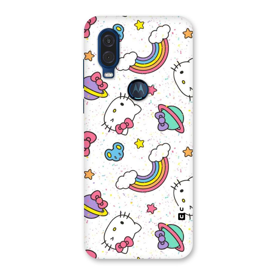 Rainbow Kit Tee Back Case for Motorola One Vision
