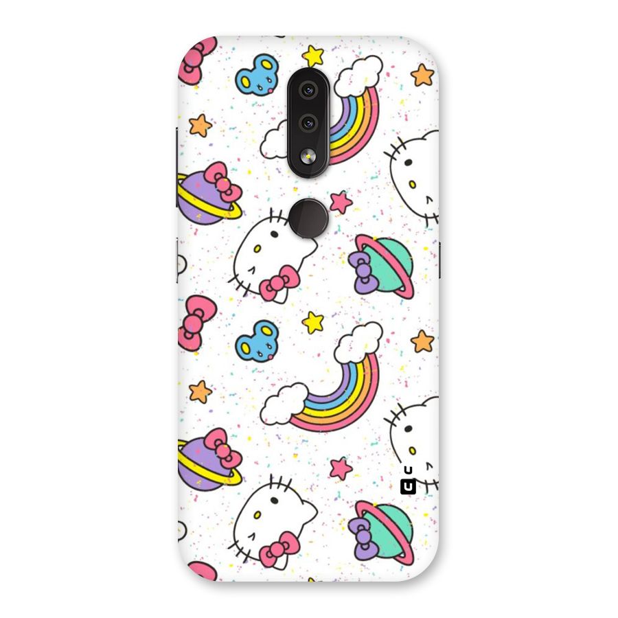 Rainbow Kit Tee Back Case for Nokia 4.2