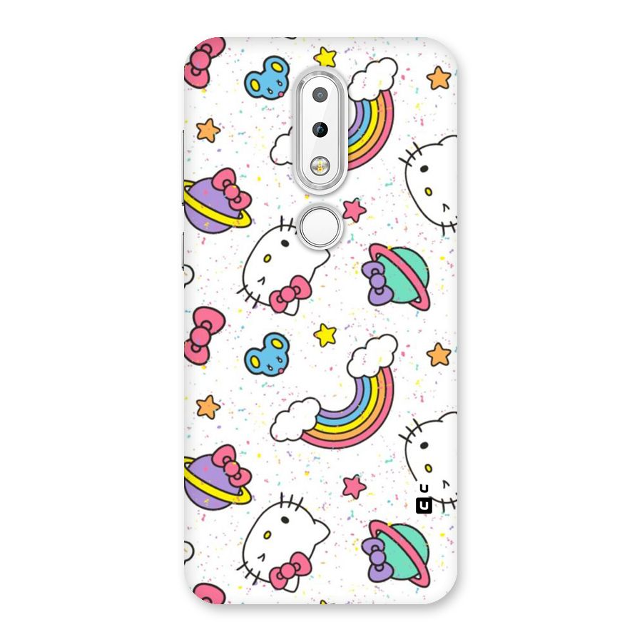 Rainbow Kit Tee Back Case for Nokia 6.1 Plus