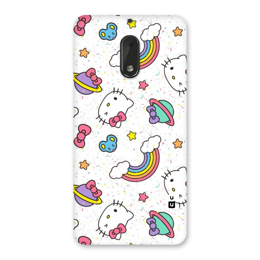 Rainbow Kit Tee Back Case for Nokia 6