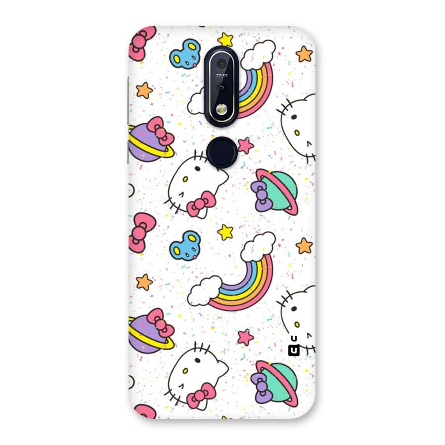 Rainbow Kit Tee Back Case for Nokia 7.1