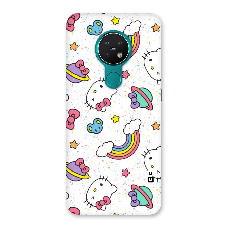 Rainbow Kit Tee Back Case for Nokia 7.2
