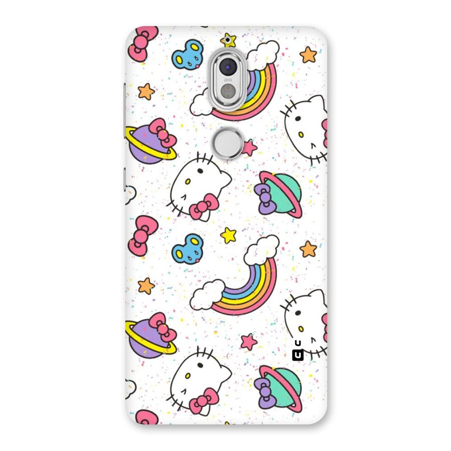 Rainbow Kit Tee Back Case for Nokia 7