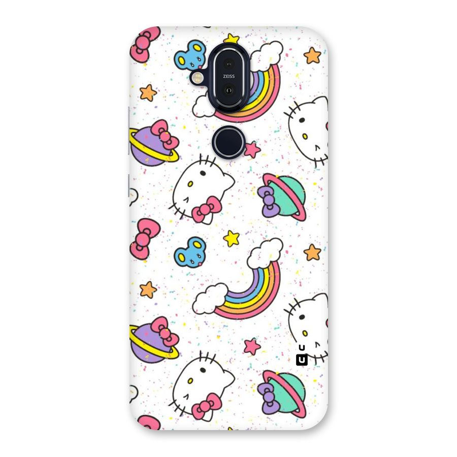 Rainbow Kit Tee Back Case for Nokia 8.1
