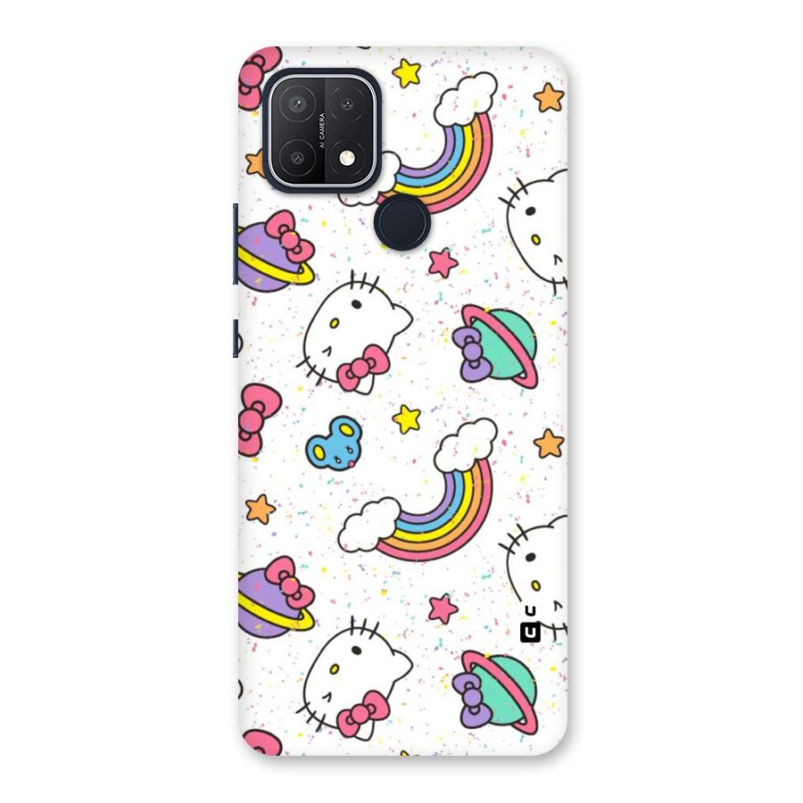 Rainbow Kit Tee Back Case for Oppo A15