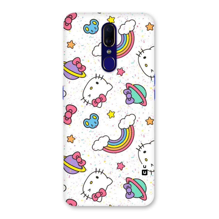 Rainbow Kit Tee Back Case for Oppo F11