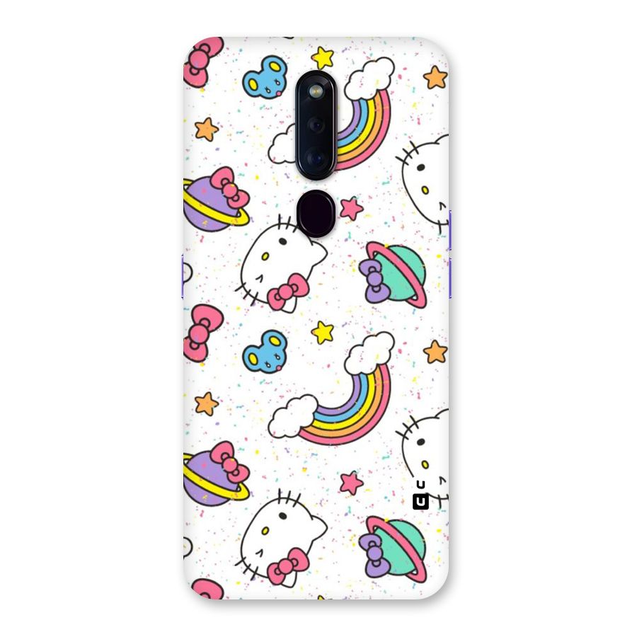 Rainbow Kit Tee Back Case for Oppo F11 Pro