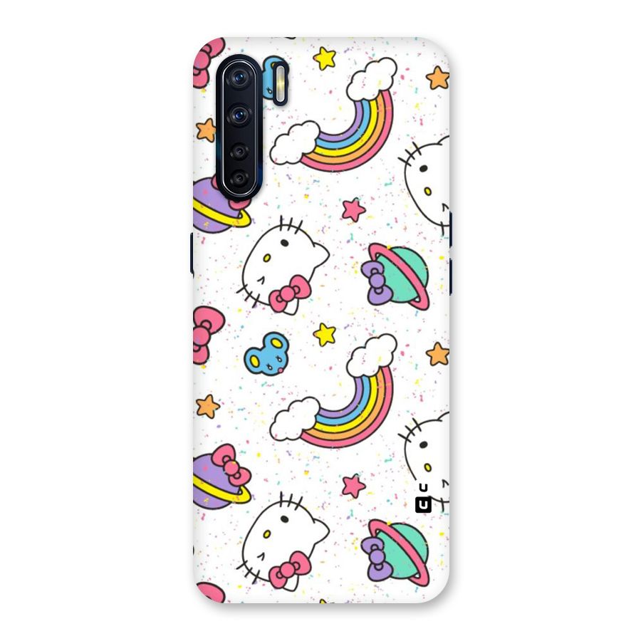 Rainbow Kit Tee Back Case for Oppo F15