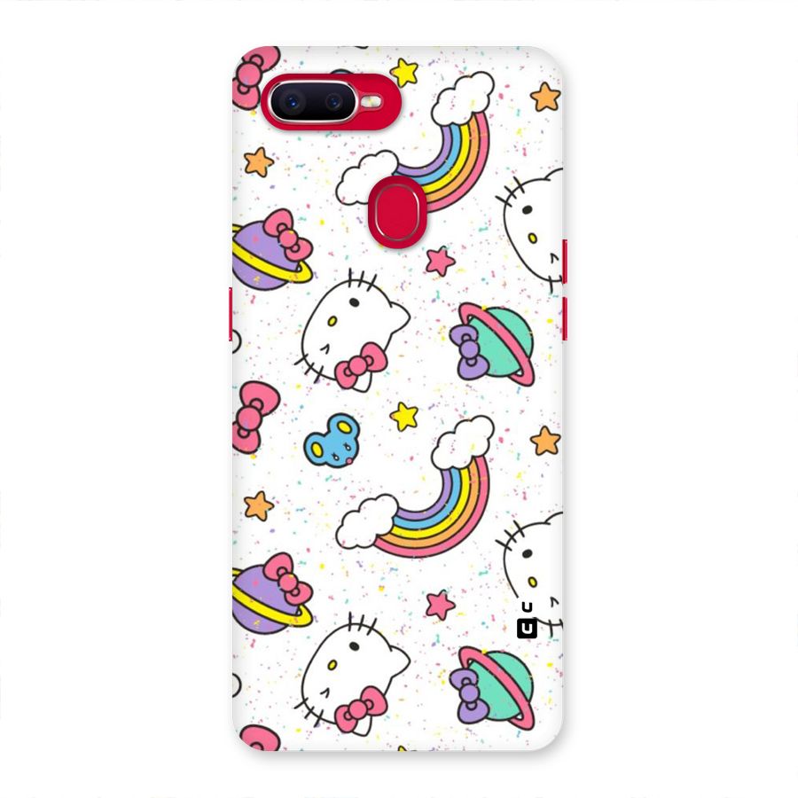 Rainbow Kit Tee Back Case for Oppo F9 Pro
