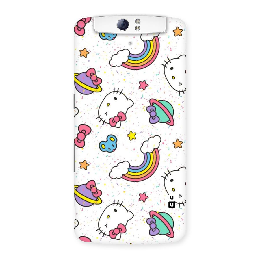 Rainbow Kit Tee Back Case for Oppo N1