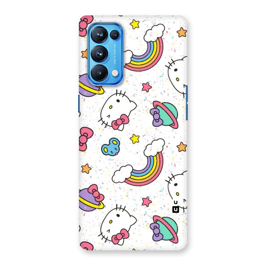 Rainbow Kit Tee Back Case for Oppo Reno5 Pro 5G