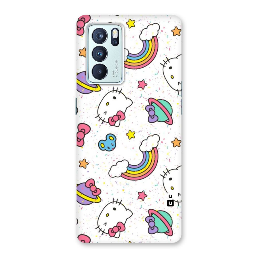 Rainbow Kit Tee Back Case for Oppo Reno6 Pro 5G