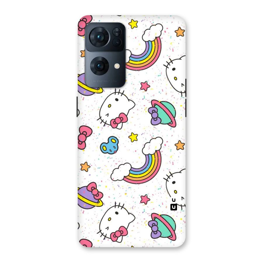 Rainbow Kit Tee Back Case for Oppo Reno7 Pro 5G